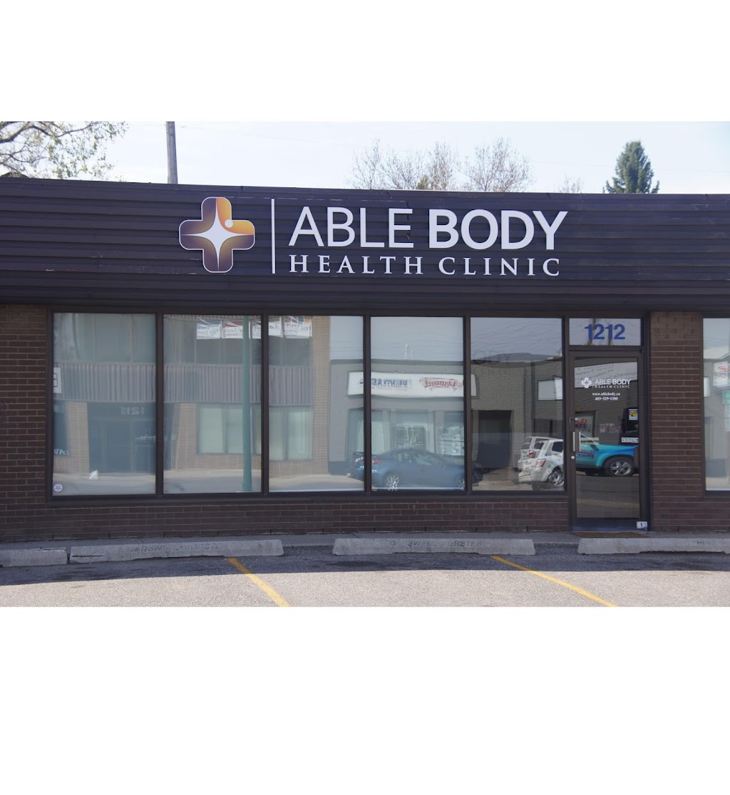 Able Body Health Clinic | 1212 3 Ave S, Lethbridge, AB T1J 0J9, Canada | Phone: (403) 329-1300
