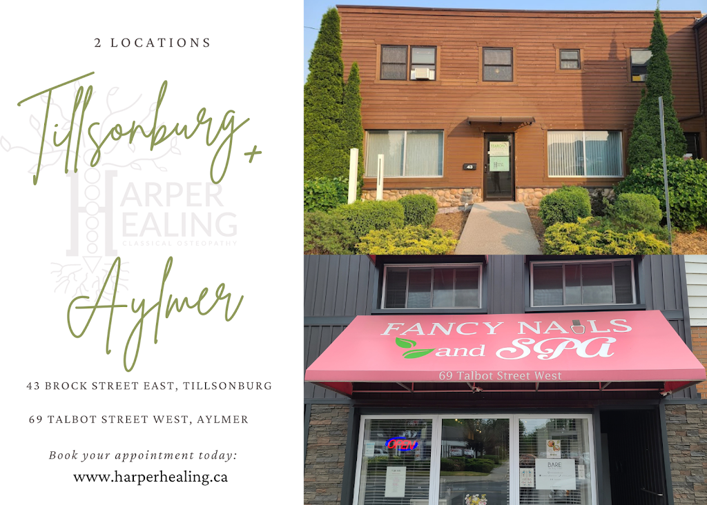 Harper Healing - Osteopathy | 43 Brock St E, Tillsonburg, ON N4G 1Z7, Canada | Phone: (519) 871-4627