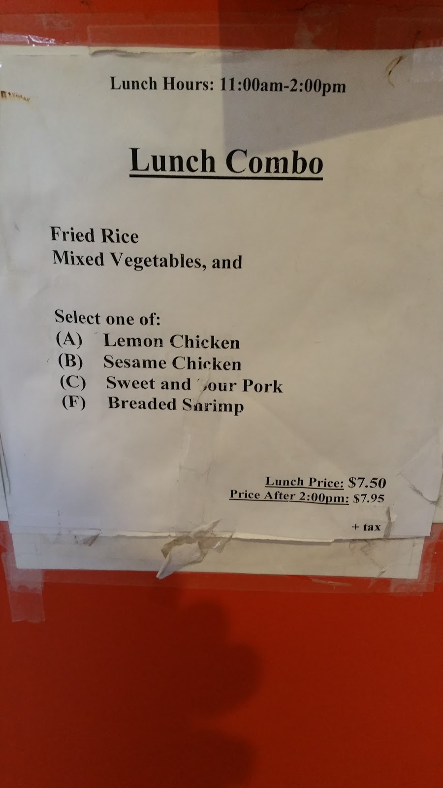 Mings Chinese Restaurant | 465 Phillip St, Waterloo, ON N2L 6C7, Canada | Phone: (519) 888-7460