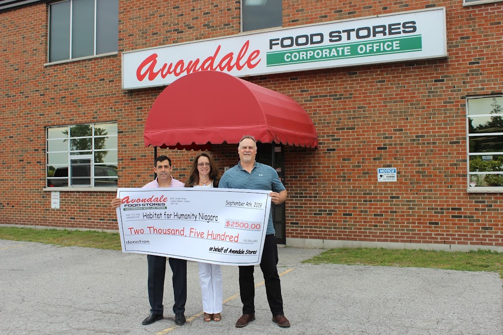 Avondale Food Stores Head Office | 4520 Jordan Rd, Jordan Station, ON L0R 1S0, Canada | Phone: (905) 562-4173