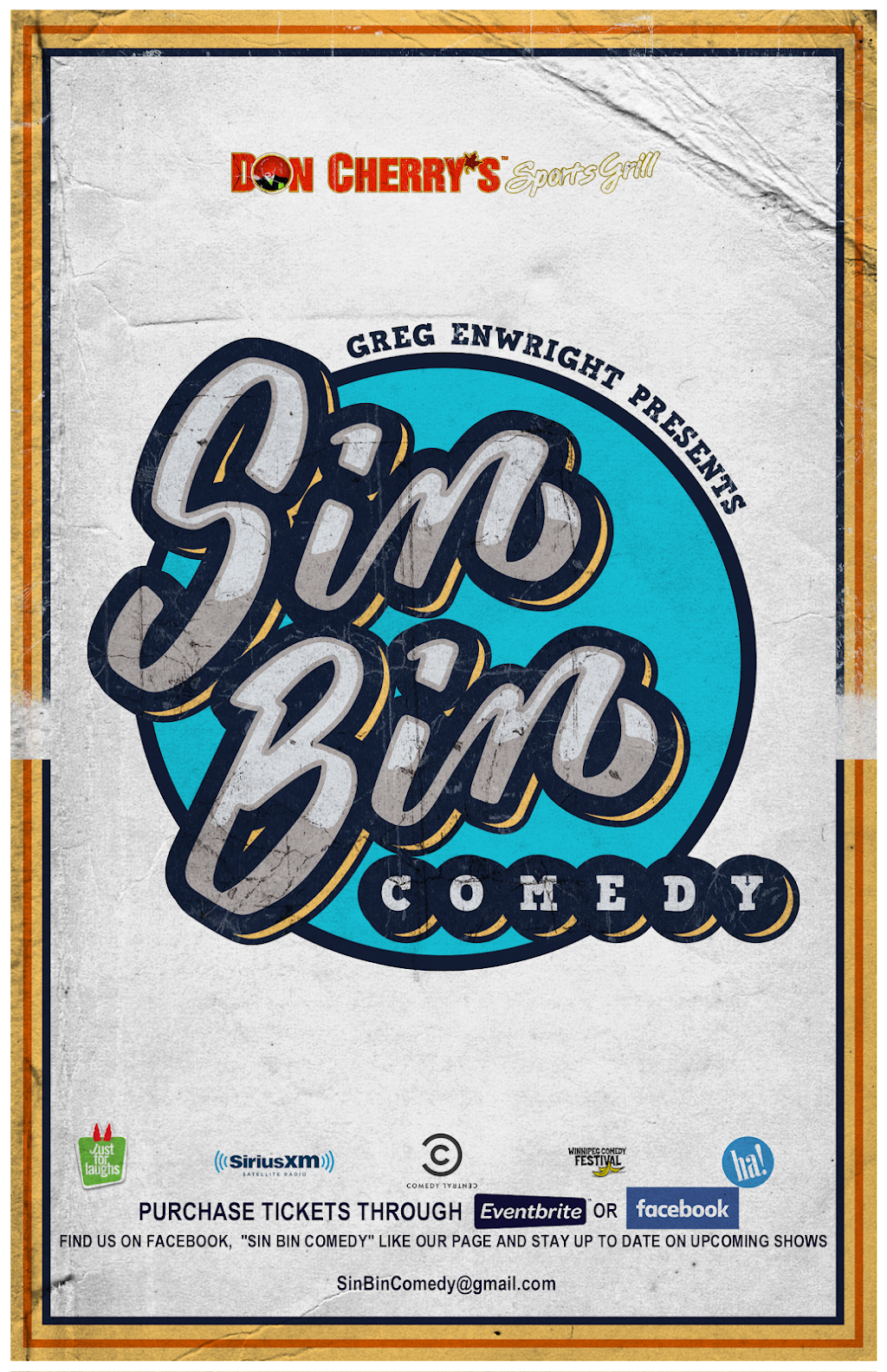Sin Bin Comedy | 19 Vipond Way, Bradford, ON L3Z 0G8, Canada | Phone: (905) 960-2965