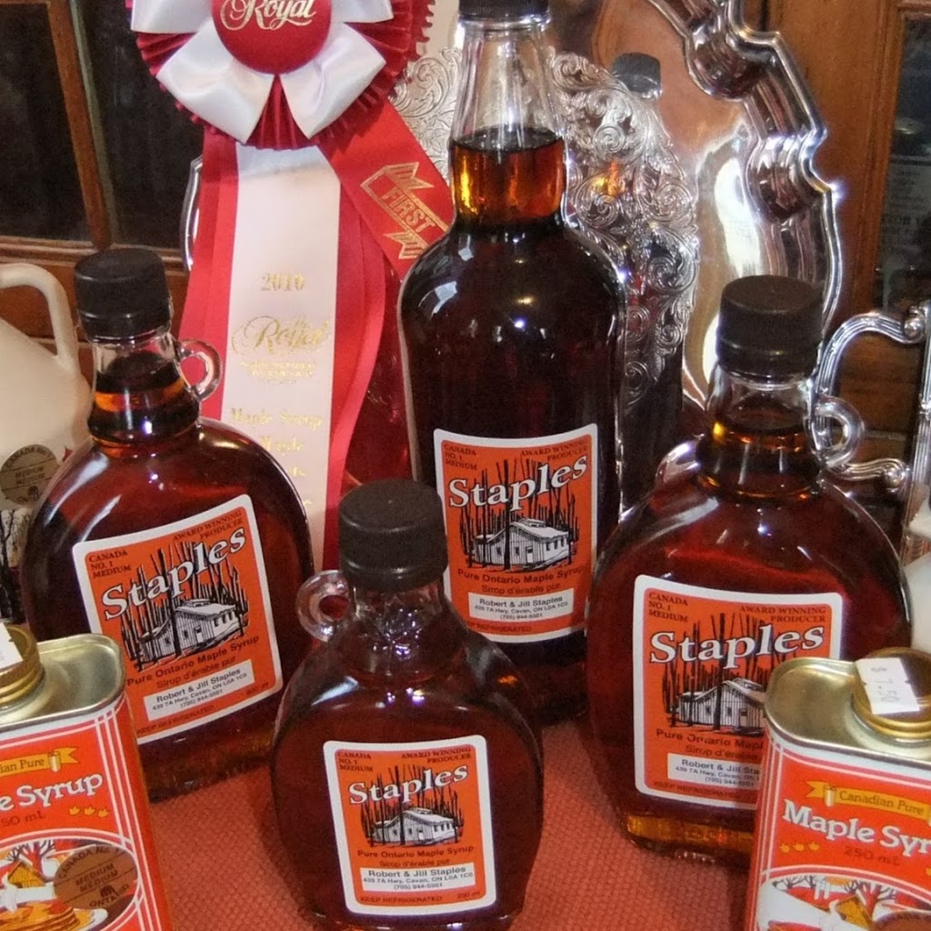 Staples Maple Syrup | 439 ON-7A, Cavan, ON L0A 1C0, Canada | Phone: (705) 944-5501