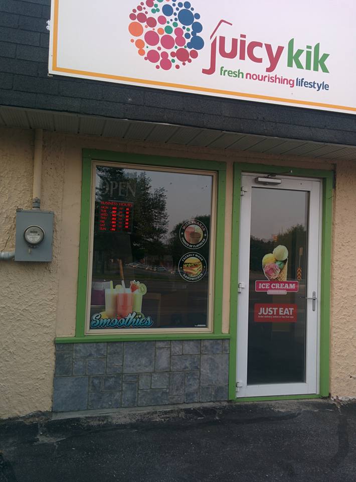 juicy kik | 753 King St W, Kingston, ON K7M 2G4, Canada | Phone: (613) 766-3222