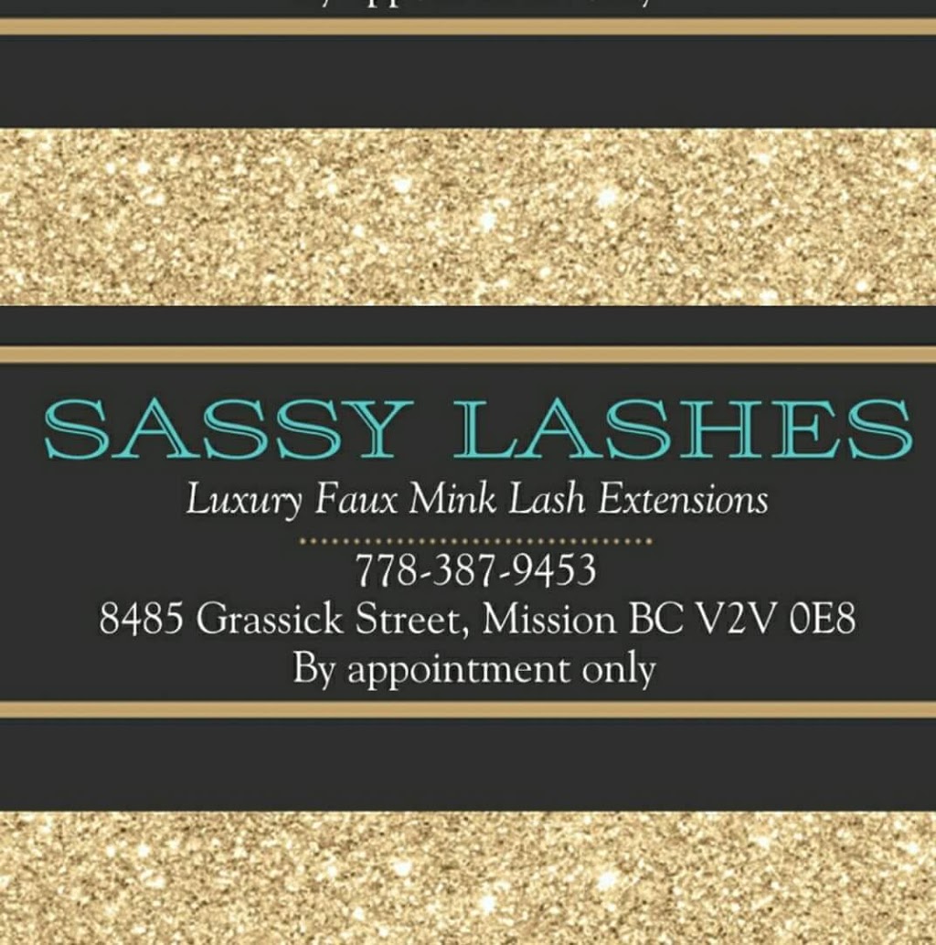Sassy lashes | 8485 Grassick St, Mission, BC V2V 0E8, Canada | Phone: (778) 387-9453