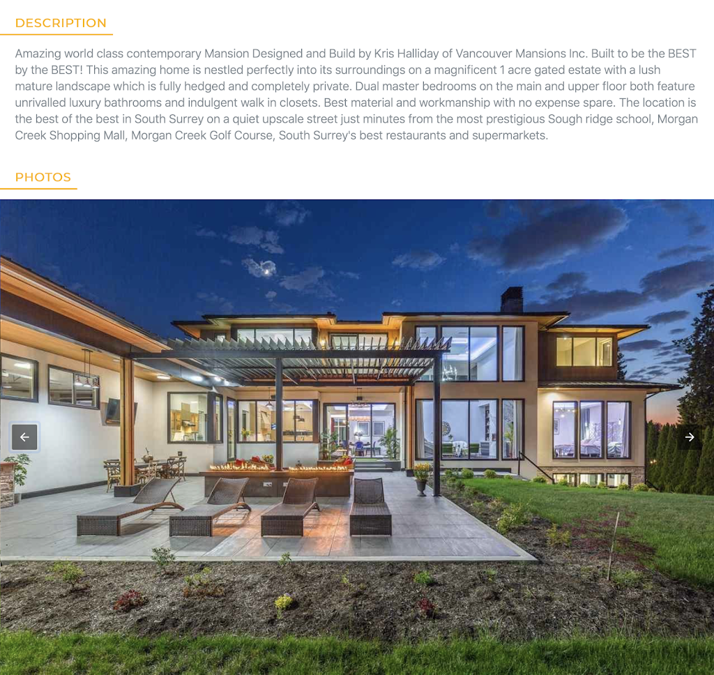 Vancouver Mansions | 3016 163 St, Surrey, BC V3S 0E3, Canada | Phone: (604) 358-9406