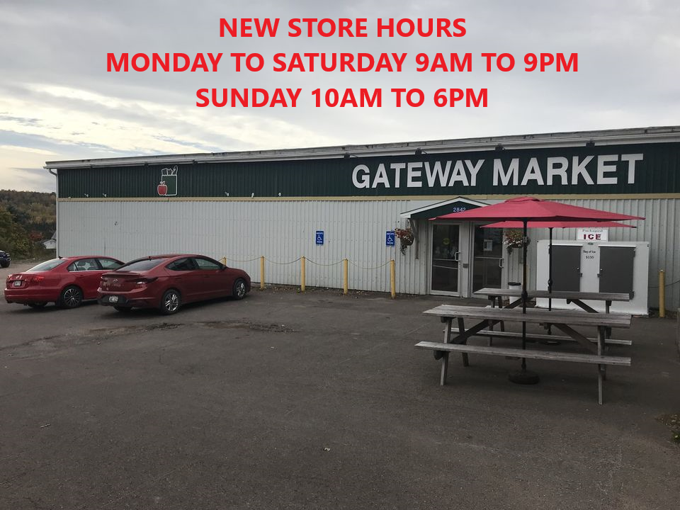 The Gateway Market Inc. | 2842 Main St, Hillsborough, NB E4H 2Y7, Canada | Phone: (506) 317-1313