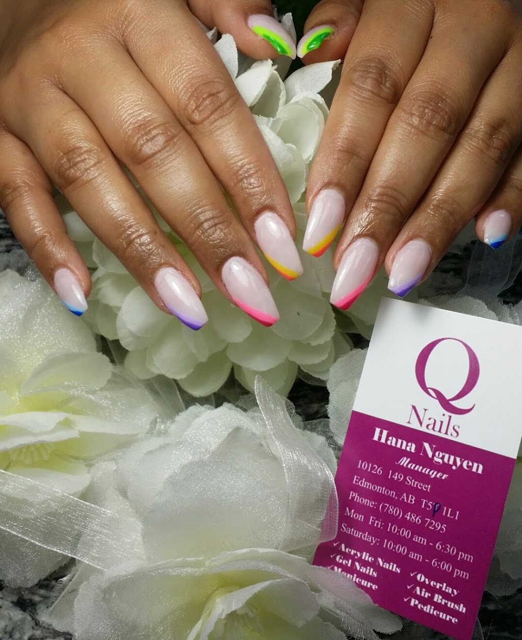 Q-Nails | 10126 149 St, Edmonton, AB T5P 1L1, Canada | Phone: (780) 486-7295