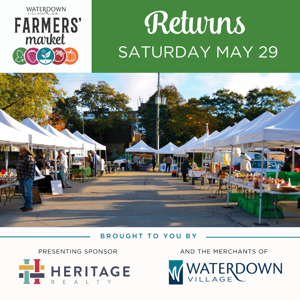 Waterdown Farmers Market | 200 Hamilton St N, Waterdown, ON L0R 2H0, Canada | Phone: (289) 260-6841