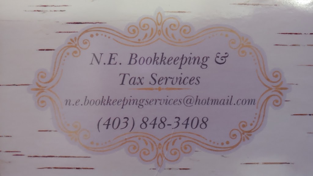 N.E. Bookkeeping & Tax Services | 105 34231 Hwy 2A, Bowden, AB T0M 0K0, Canada | Phone: (403) 848-3408