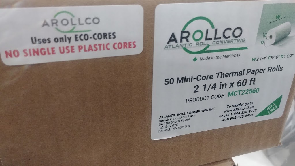 AROLLCO Atlantic Roll Converting Inc. | 9A 100 South Street, Berwick Industrial Park Box 676, Berwick, NS B0P 1E0, Canada | Phone: (902) 375-2450