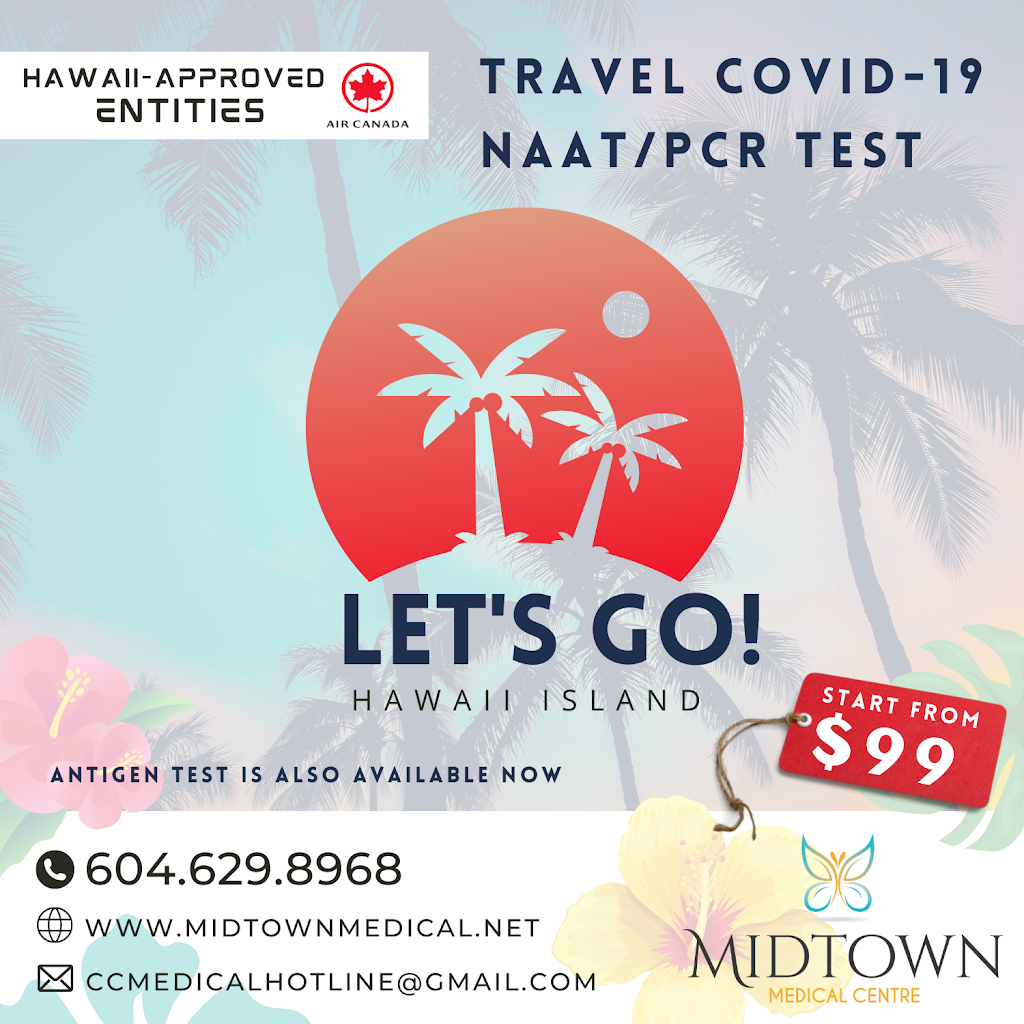 Midtown Medical Clinic - 华人医疗热线(Not Walk-In Clinic) | 8780 Blundell Rd #130, Richmond, BC V6Y 3Y8, Canada | Phone: (604) 629-8968