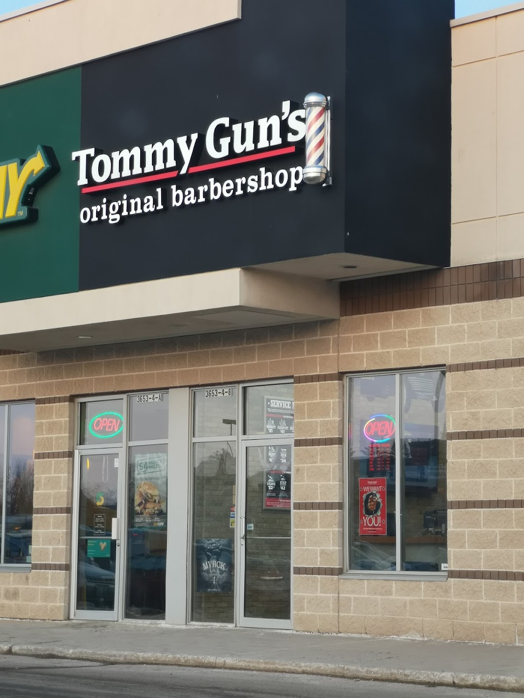Tommy Guns Original Barbershop | 3653 Portage Ave #4, Winnipeg, MB R3K 2G6, Canada | Phone: (204) 837-4867