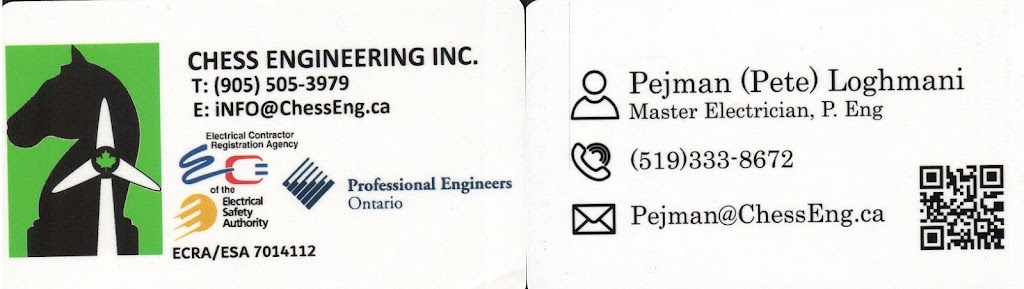Chess Engineering Inc. (EVONE.CA) | 411 Palmer Ave, Richmond Hill, ON L4C 1P9, Canada | Phone: (905) 505-3979