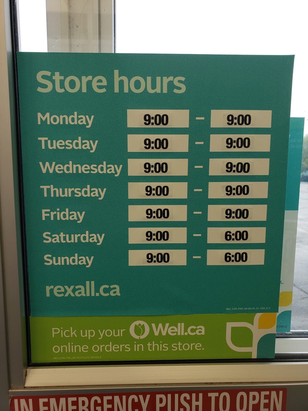 Rexall | 265 Eramosa Rd, Guelph, ON N1E 2M7, Canada | Phone: (519) 829-3111