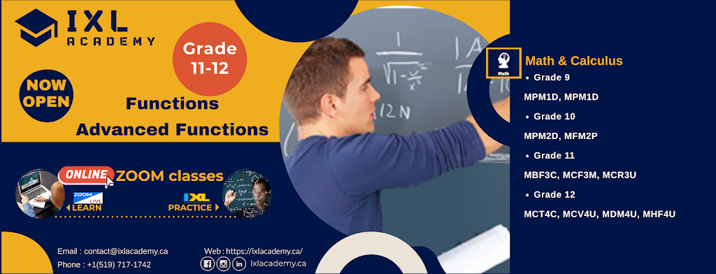 IXL Academy | 105 Pinnacle Dr, Kitchener, ON N2P 1B8, Canada | Phone: (519) 717-1742