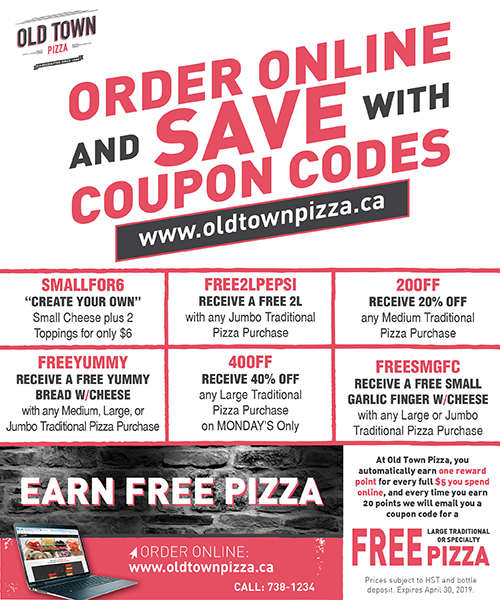 Old Town Pizza | 2 St Davids Ave, Mount Pearl, NL A1N 1G8, Canada | Phone: (709) 738-1234