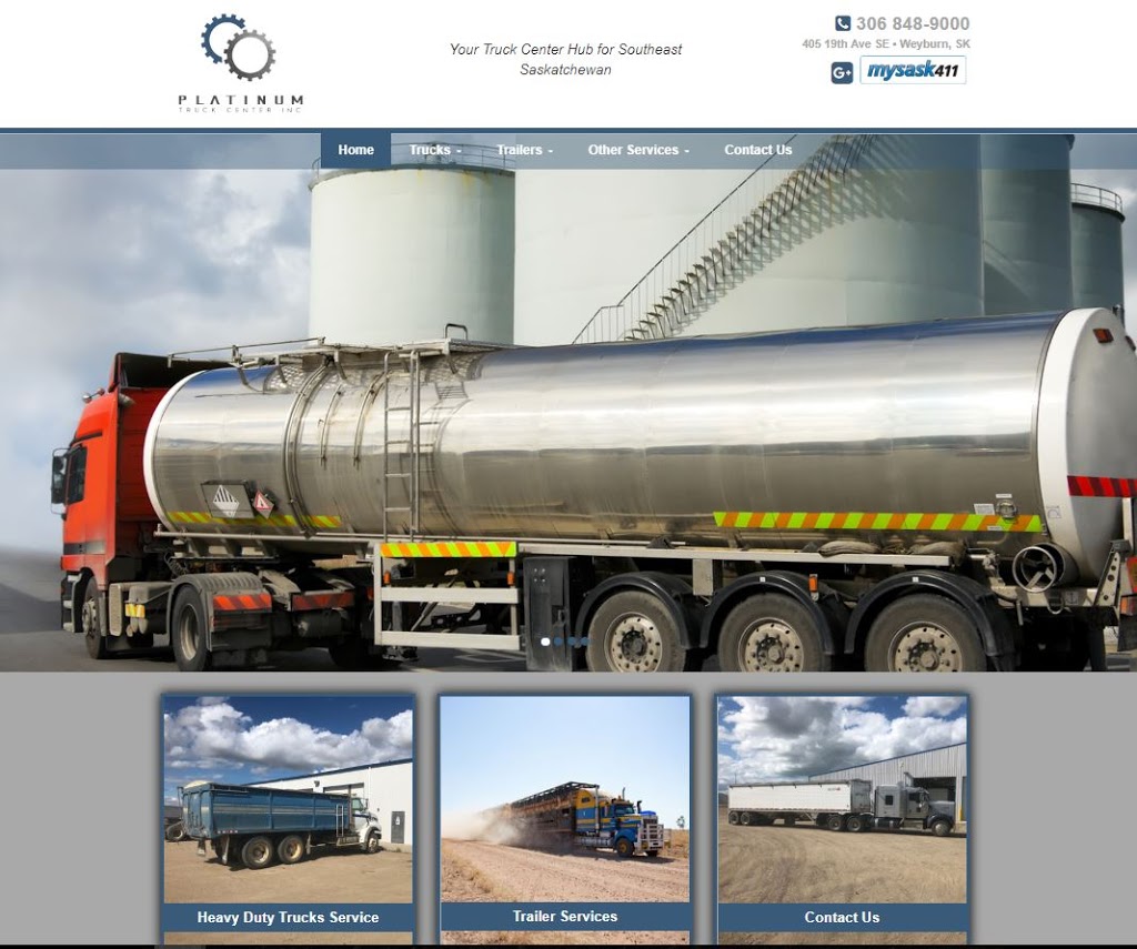 Platinum Truck Center | 405 19th AVE SE, Weyburn, SK S0C 1X0, Canada | Phone: (306) 848-9000