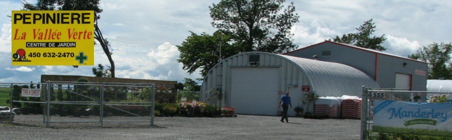 Pépinière La Vallée Verte | 555 Rang Saint-Régis N, Saint-Constant, QC J5A 2E7, Canada | Phone: (450) 632-2470