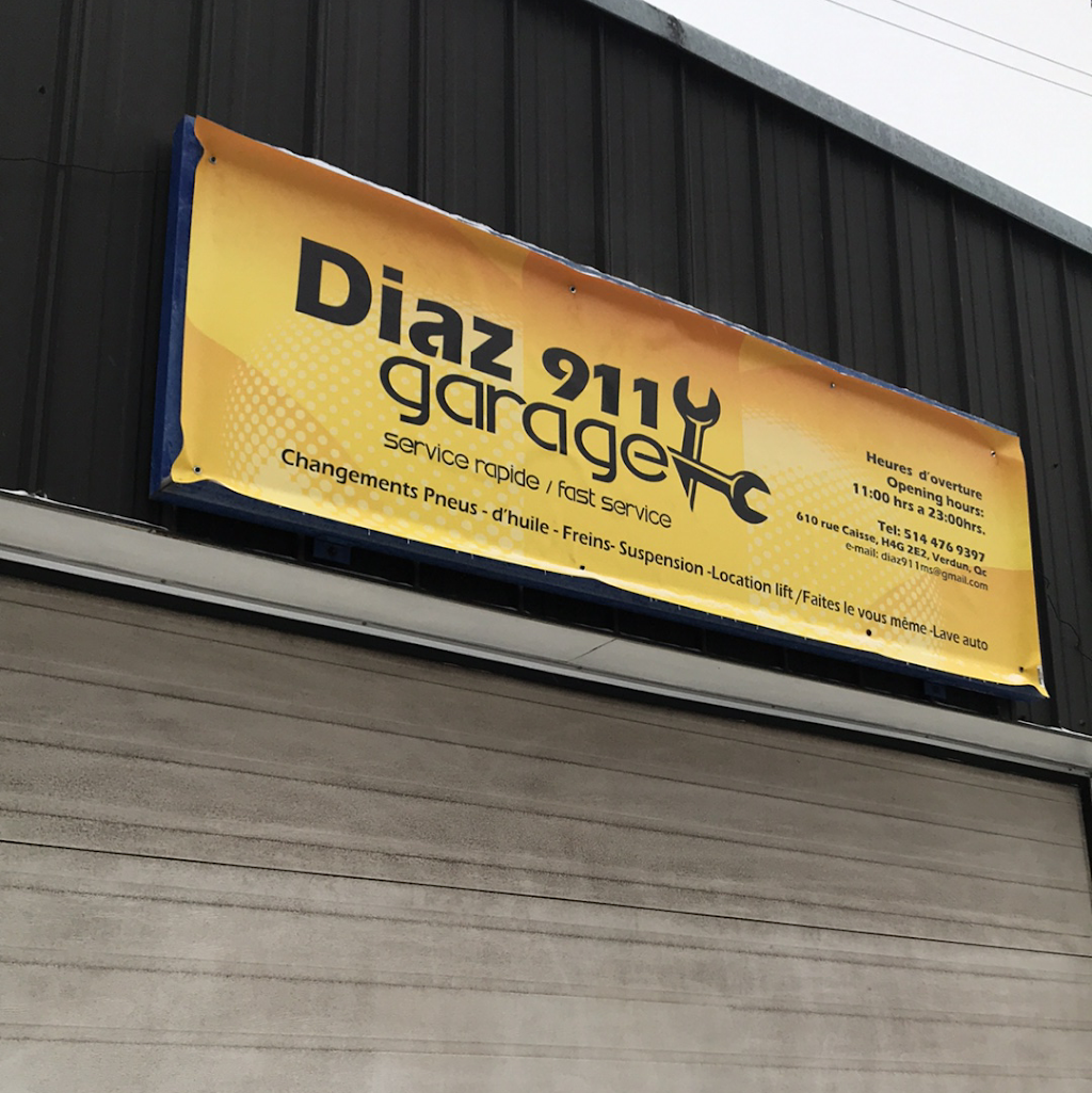 Diaz 911 Garage | 610 Rue Caisse, Verdun, QC H4G 2E2, Canada | Phone: (438) 239-5852