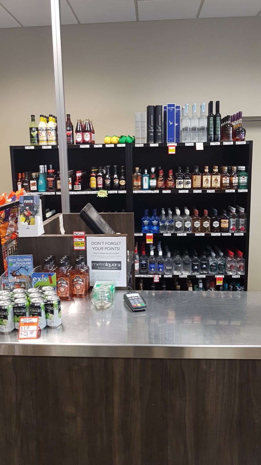 Metro Liquor West Kelowna | 1751 Ross Rd, West Kelowna, BC V1Z 3E7, Canada | Phone: (250) 769-3828