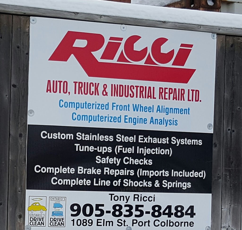 Riccis Auto Truck Industrial Repair | 1089 Elm St, Port Colborne, ON L3K 5V5, Canada | Phone: (905) 835-8484