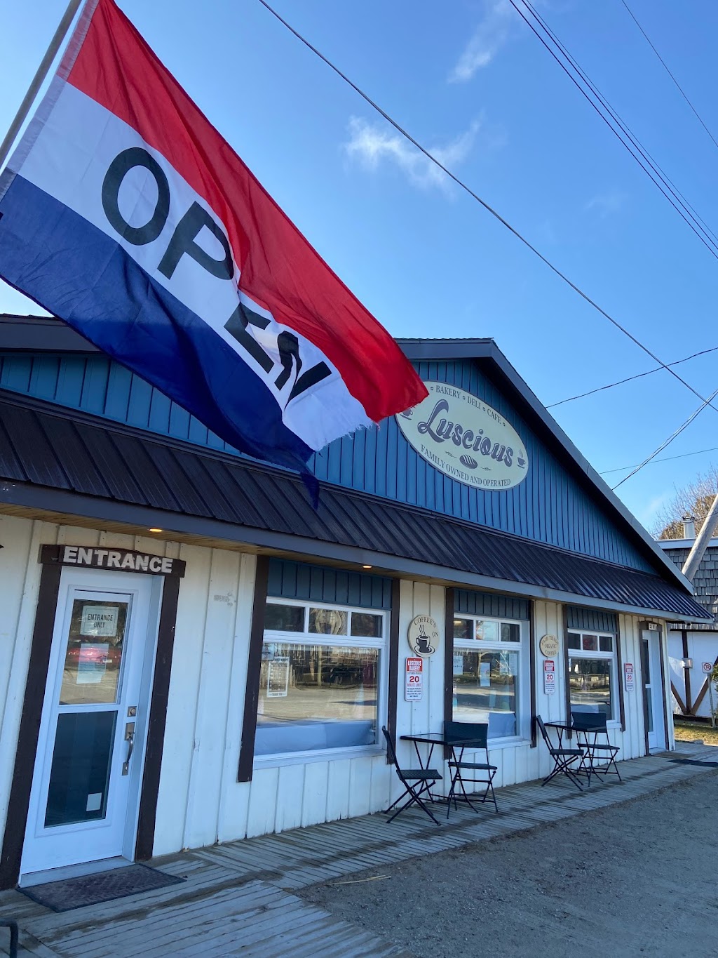 Luscious Bakery Eatery Cafe Inc. | 103 2nd Ave N, Sauble Beach, ON N0H 2G0, Canada | Phone: (519) 422-2253