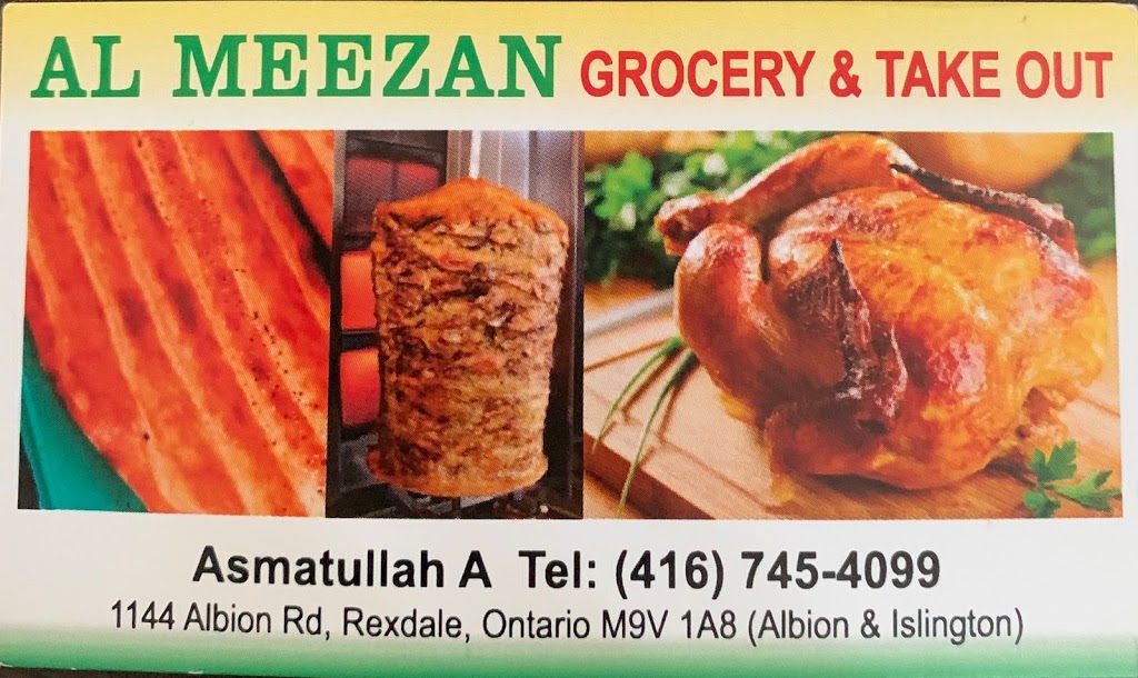 Al-Meezan | restaurant | 1144 Albion Rd, Etobicoke, ON M9V 1A8, Canada | 4167454099 OR +1 416-745-4099