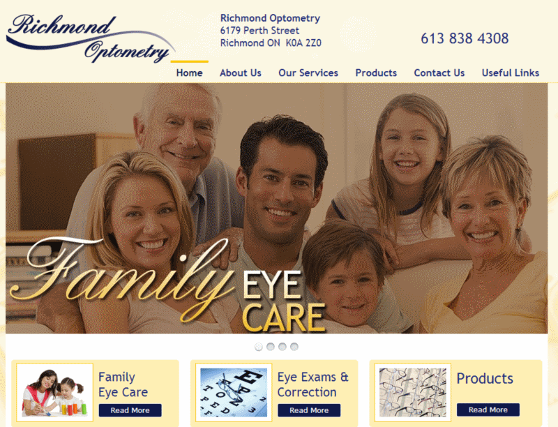 Richmond Village Family Eye Care Centre | 6179 Perth St, Richmond, ON K0A 2Z0, Canada | Phone: (613) 838-4308