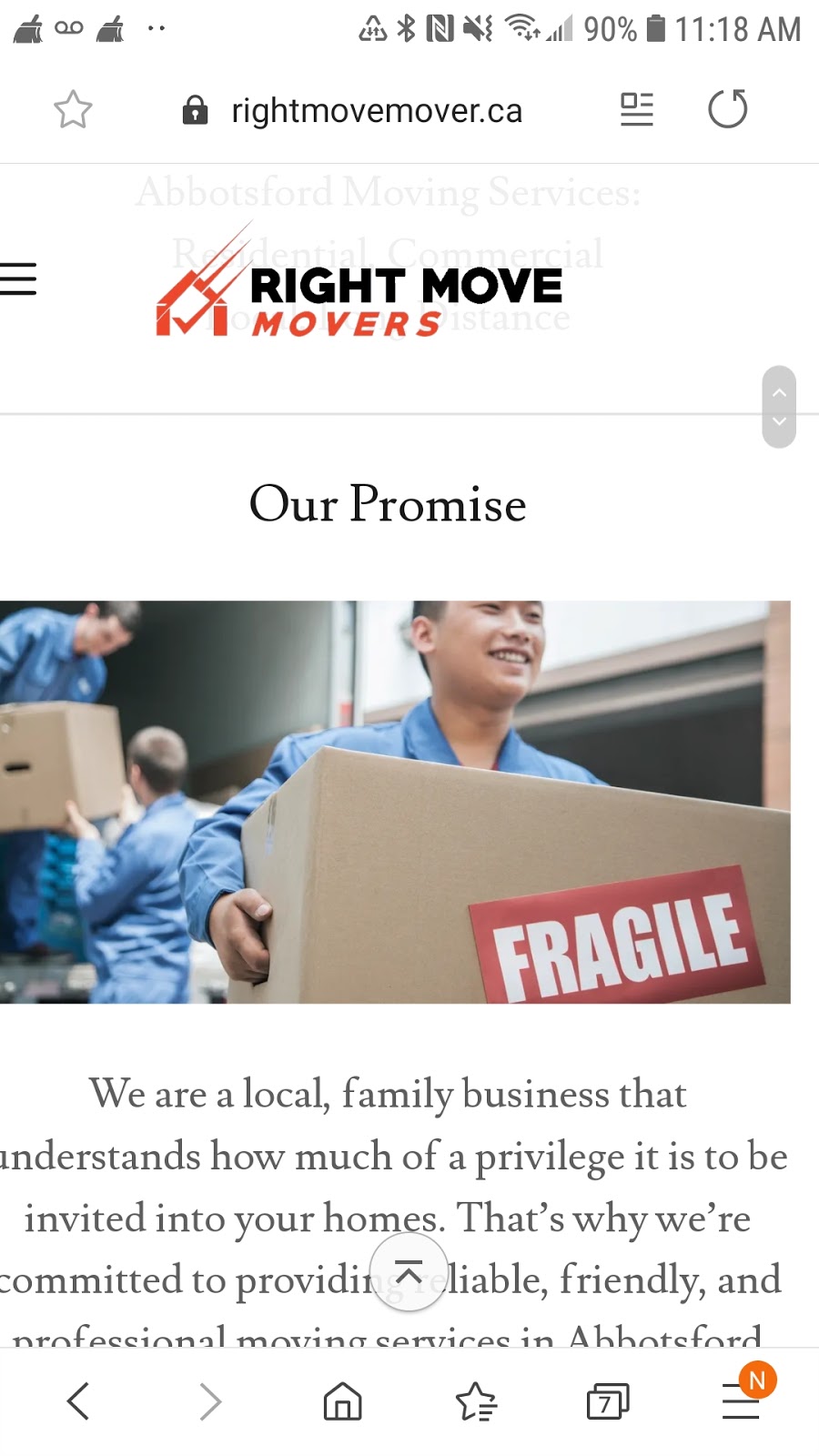 Right Move Movers | 3070 Townline Rd, Abbotsford, BC V2T 5M2, Canada | Phone: (778) 551-2151