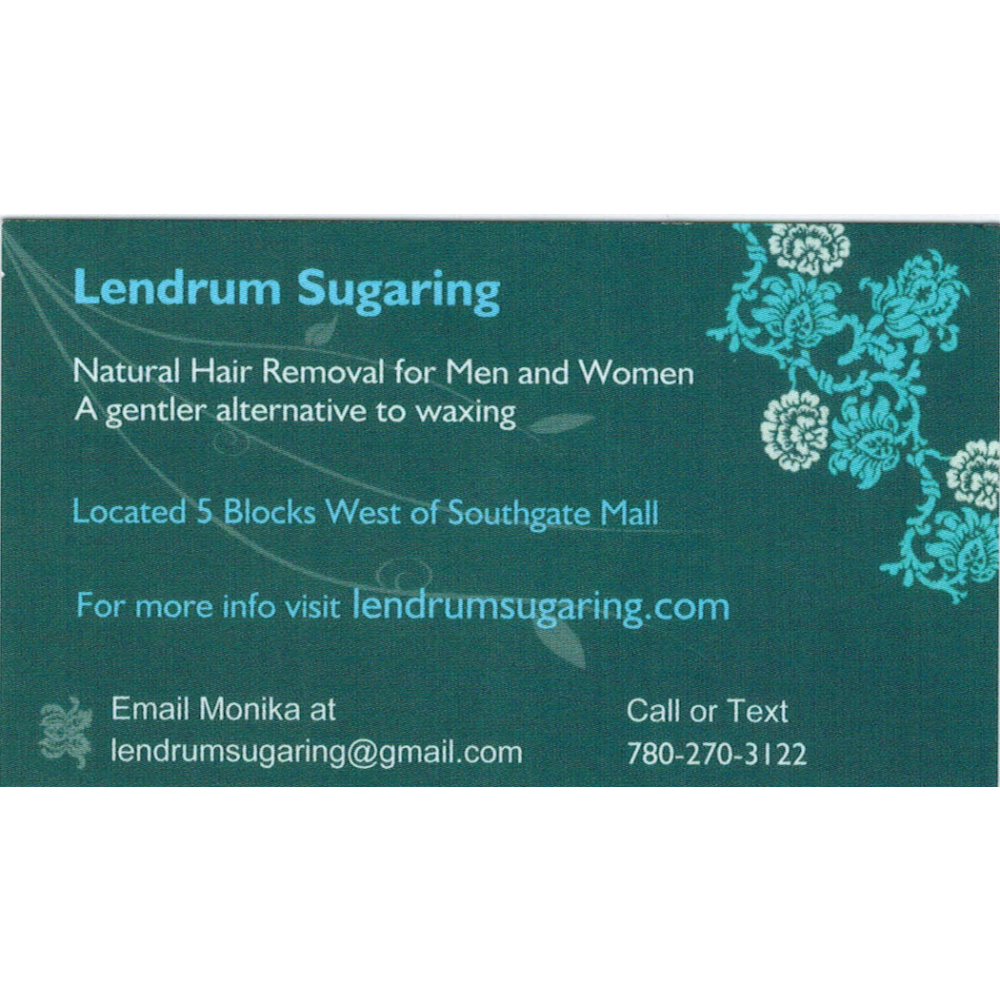 Lendrum Sugaring and Laser | 5220 114b St NW, Edmonton, AB T6H 3N5, Canada | Phone: (780) 270-3122