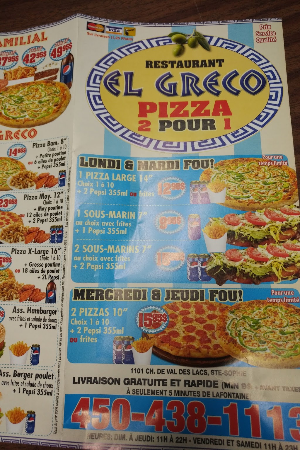 Best Pizzas The Best | 1101 Chemin de Val des Lacs, Sainte-Sophie, QC J5J 2T7, Canada | Phone: (450) 438-1113