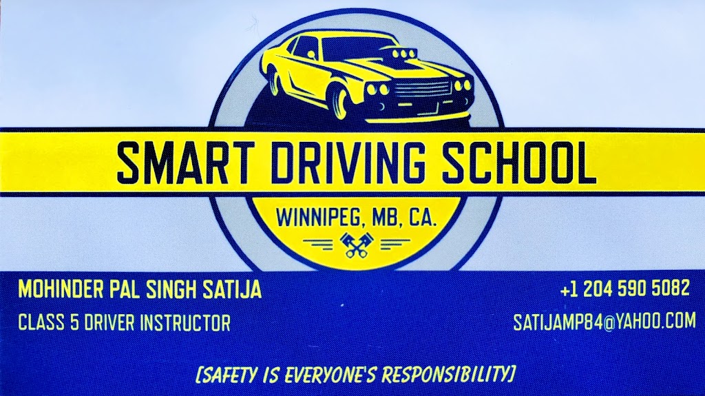 SMART DRIVING SCHOOL | 12 Pennyhill Gate, Winnipeg, MB R2P 1W9, Canada | Phone: (204) 590-5082
