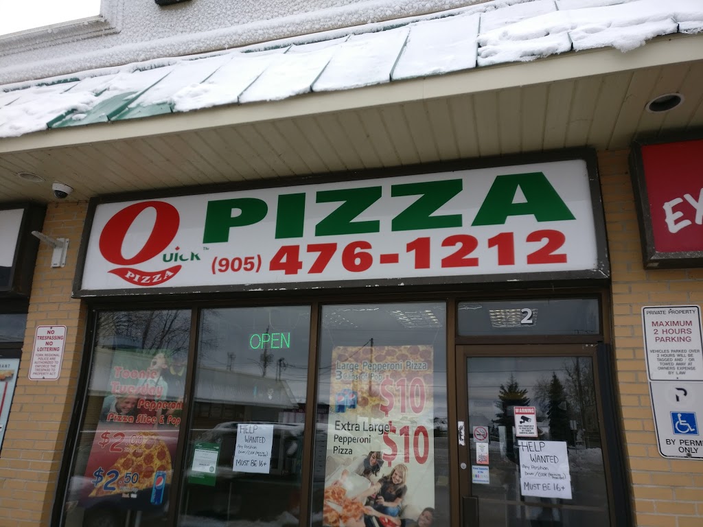 Quick Pizza | 299 The Queensway S, Keswick, ON L4P 2B4, Canada | Phone: (905) 476-1212