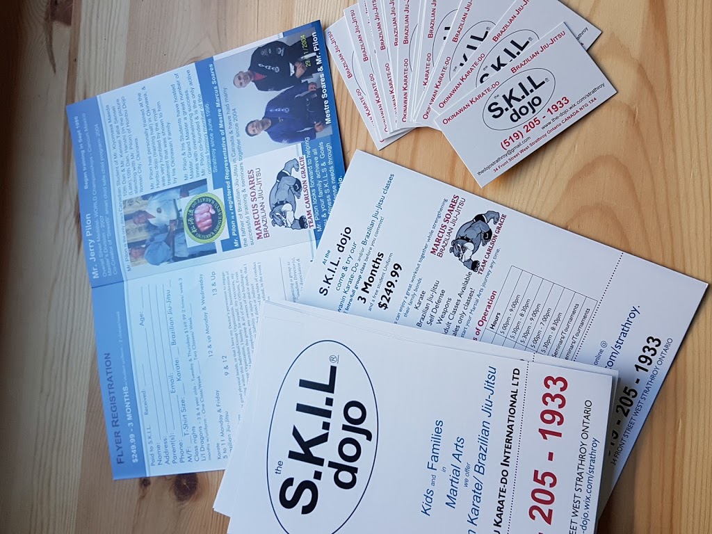 the S.K.I.L. dojo Shogen-Ryu Karate-Do International LTD | 34 Front St W, Strathroy, ON N7G 1X4, Canada | Phone: (519) 205-1933