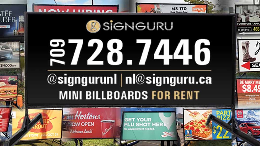 Sign Guru NL | 131 Conception Bay Hwy, Stn, Conception Bay South, NL A1W 3J1, Canada | Phone: (709) 728-7446