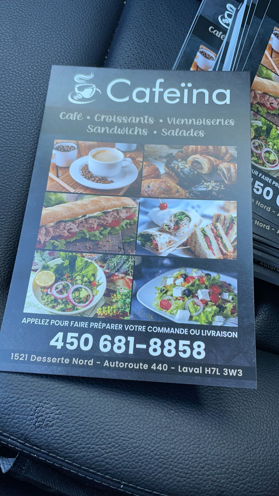 Cafeïna | 1521 Autoroute 440 Ouest, Laval, QC H7L 3W3, Canada | Phone: (450) 681-8858