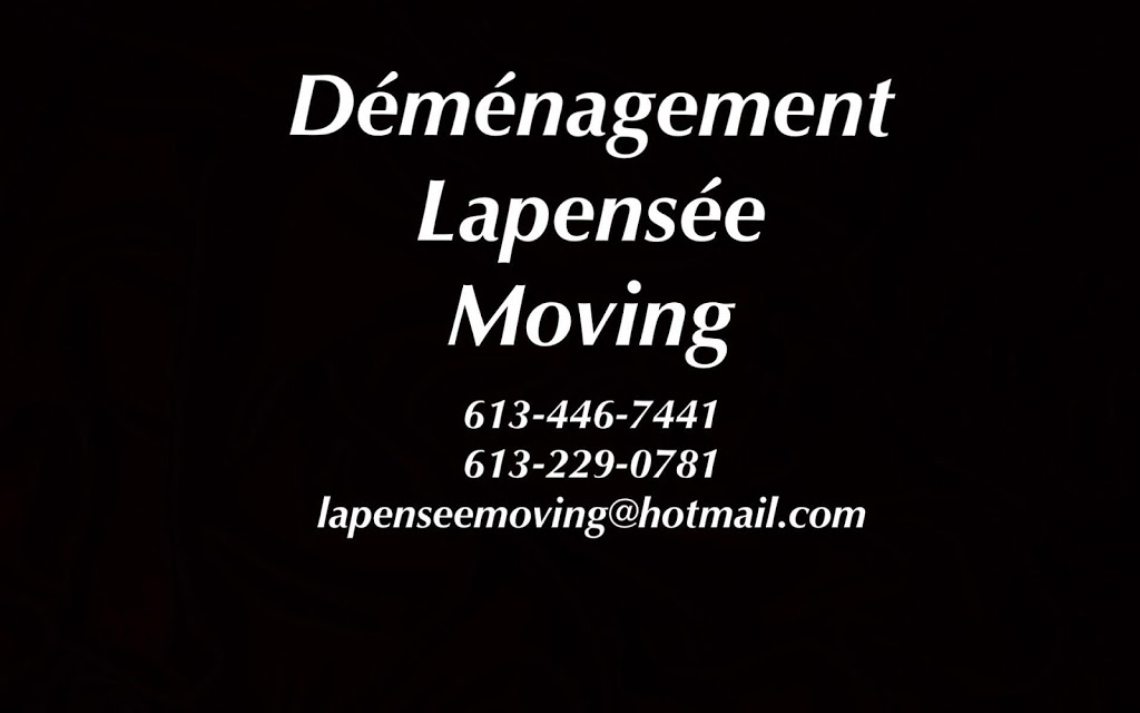 Demenagement Lapensee Moving | P.O.32, 217 Wilson Rd, Rockland, ON K4K 1K7, Canada | Phone: (613) 229-0781