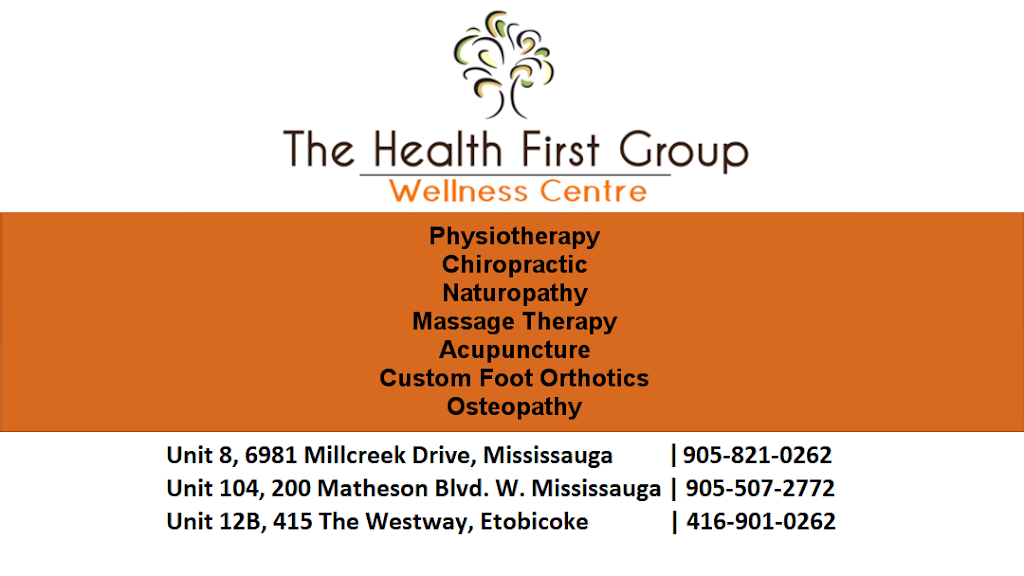 The Health First Group - Etobicoke | 415 The Westway #12B, Etobicoke, ON M9R 1H5, Canada | Phone: (416) 901-0262