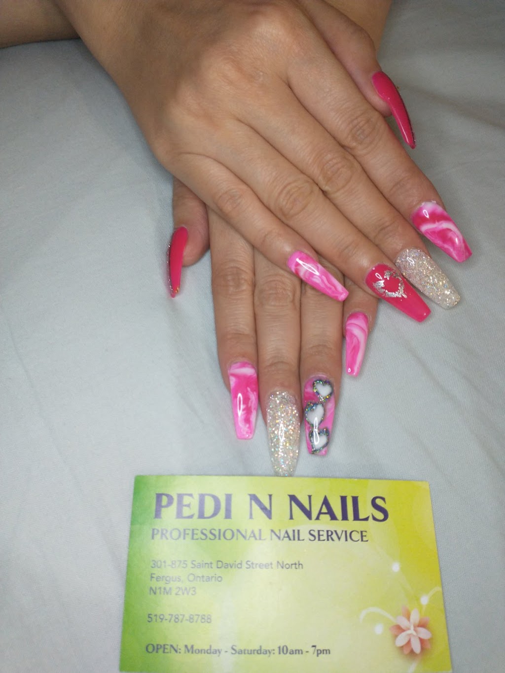 Pedi N Nails | 875 St David St N Unit 301, Fergus, ON N1M 2W3, Canada | Phone: (519) 787-8788