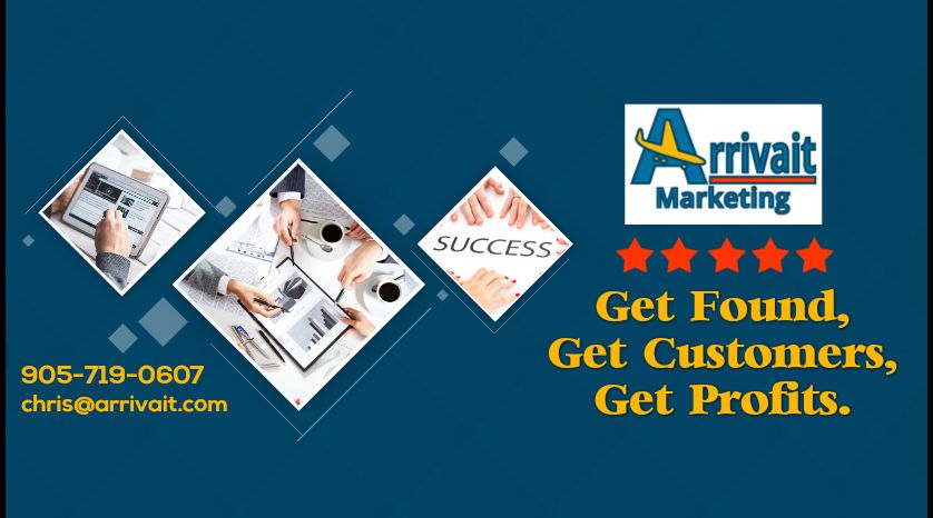 Arrivait Marketing | 114 Harnesworth Crescent, Waterdown, ON L8B 0J1, Canada | Phone: (905) 719-0607