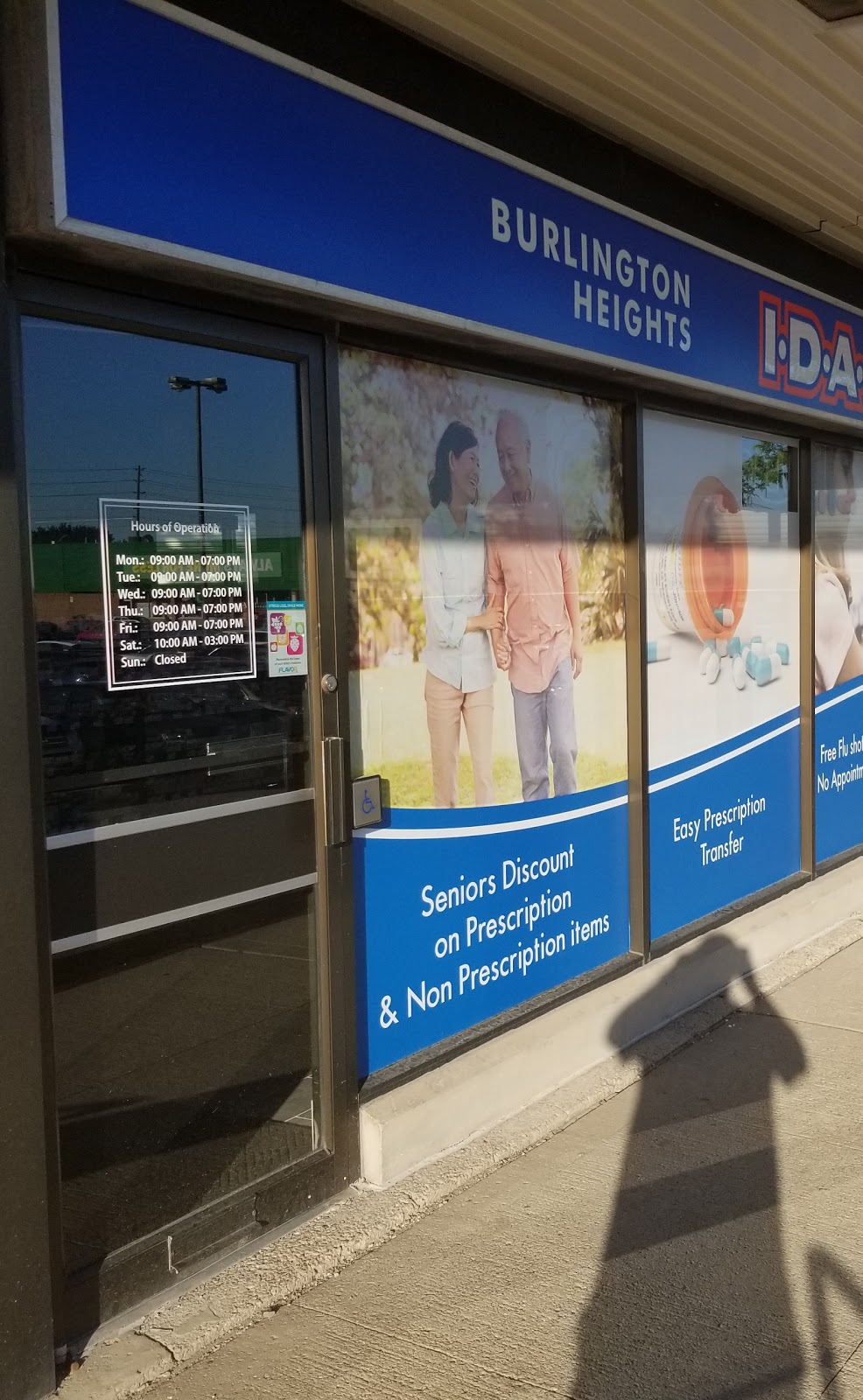 Burlington Heights I.D.A. Pharmacy | 1505 Guelph Line, Burlington, ON L7P 3B6, Canada | Phone: (905) 331-3338