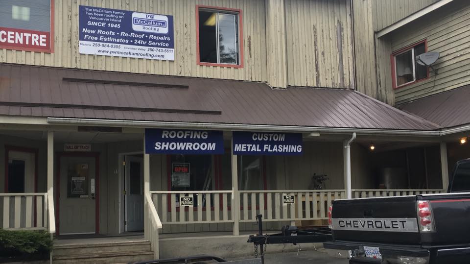 PW McCallum Roofing | 850 Shawnigan Lake-Mill Bay Rd #11, Mill Bay, BC V0R 2P0, Canada | Phone: (250) 884-0305