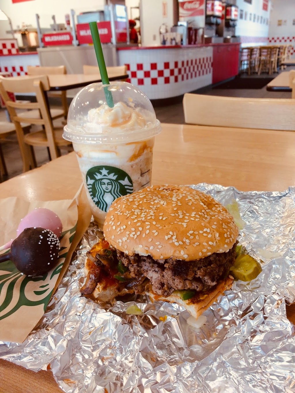 Five Guys | 2150 Burnhamthorpe Rd W, Mississauga, ON L5M 4Z5, Canada | Phone: (905) 608-8484