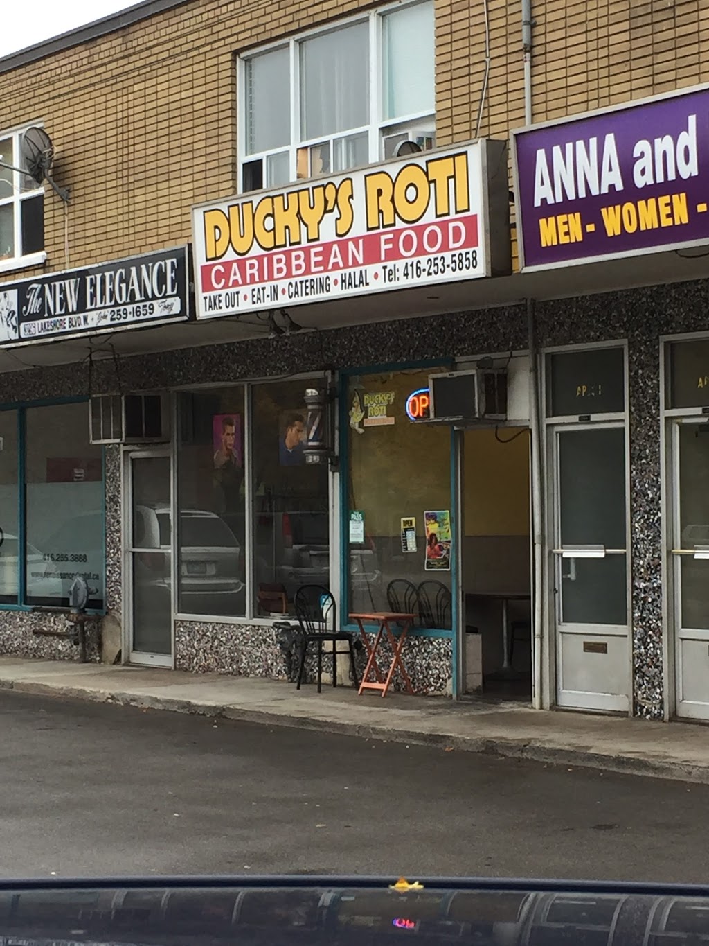 Duckys Roti | 3296 Lake Shore Blvd W, Etobicoke, ON M8V 1M4, Canada | Phone: (416) 253-5858