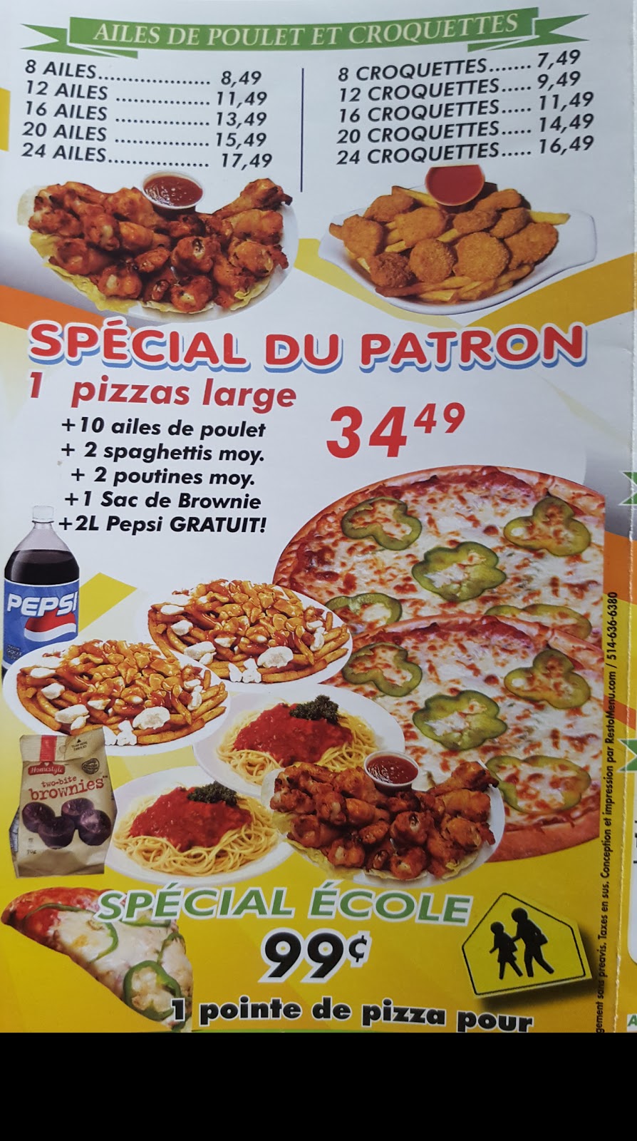 Pizza Dino | Saint-Félix-de-Valois, QC J0K, Canada | Phone: (450) 889-5889