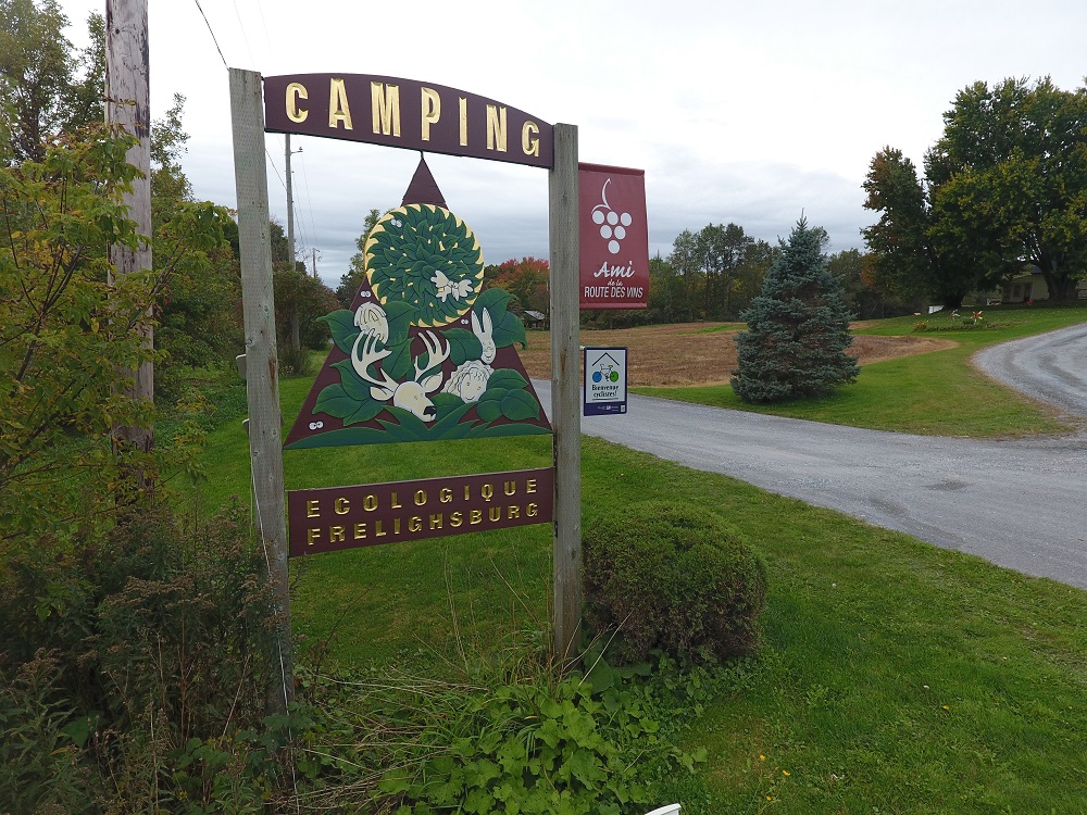 Camping écologique de Frelighsburg | 174 Route 237 sud, Frelighsburg, QC J0J 1C0, Canada | Phone: (877) 298-5259