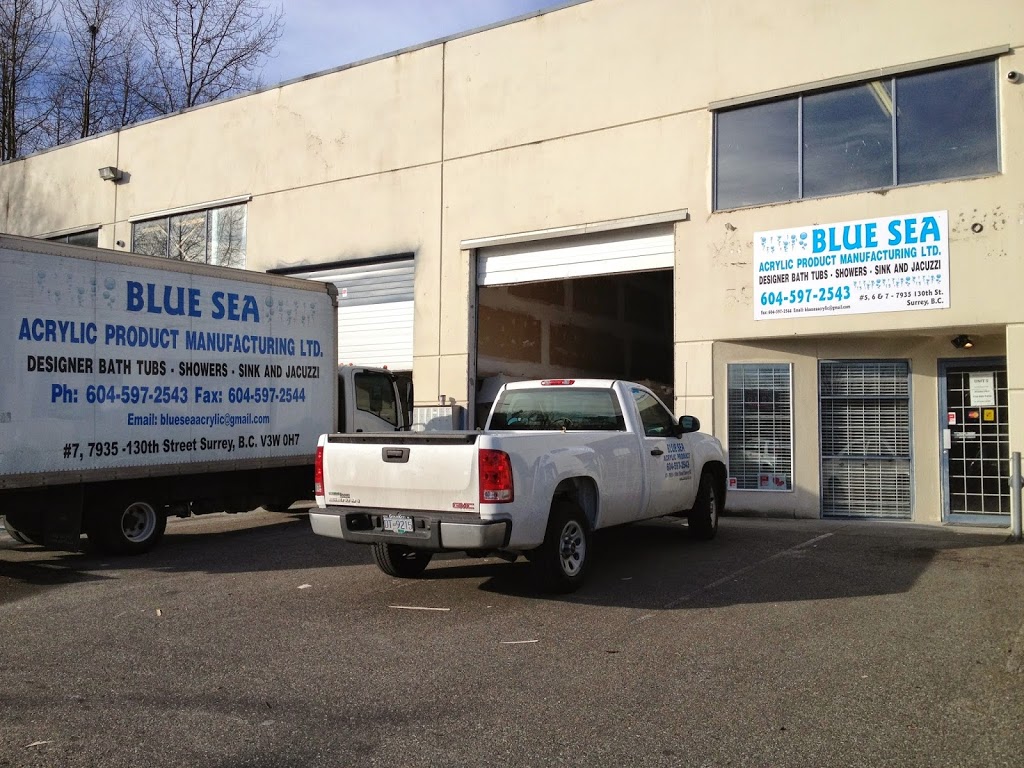 Blue Sea Acrylic Product Manufacturing Ltd | 7935 130 St, Surrey, BC V3W 0H7, Canada | Phone: (604) 597-2543