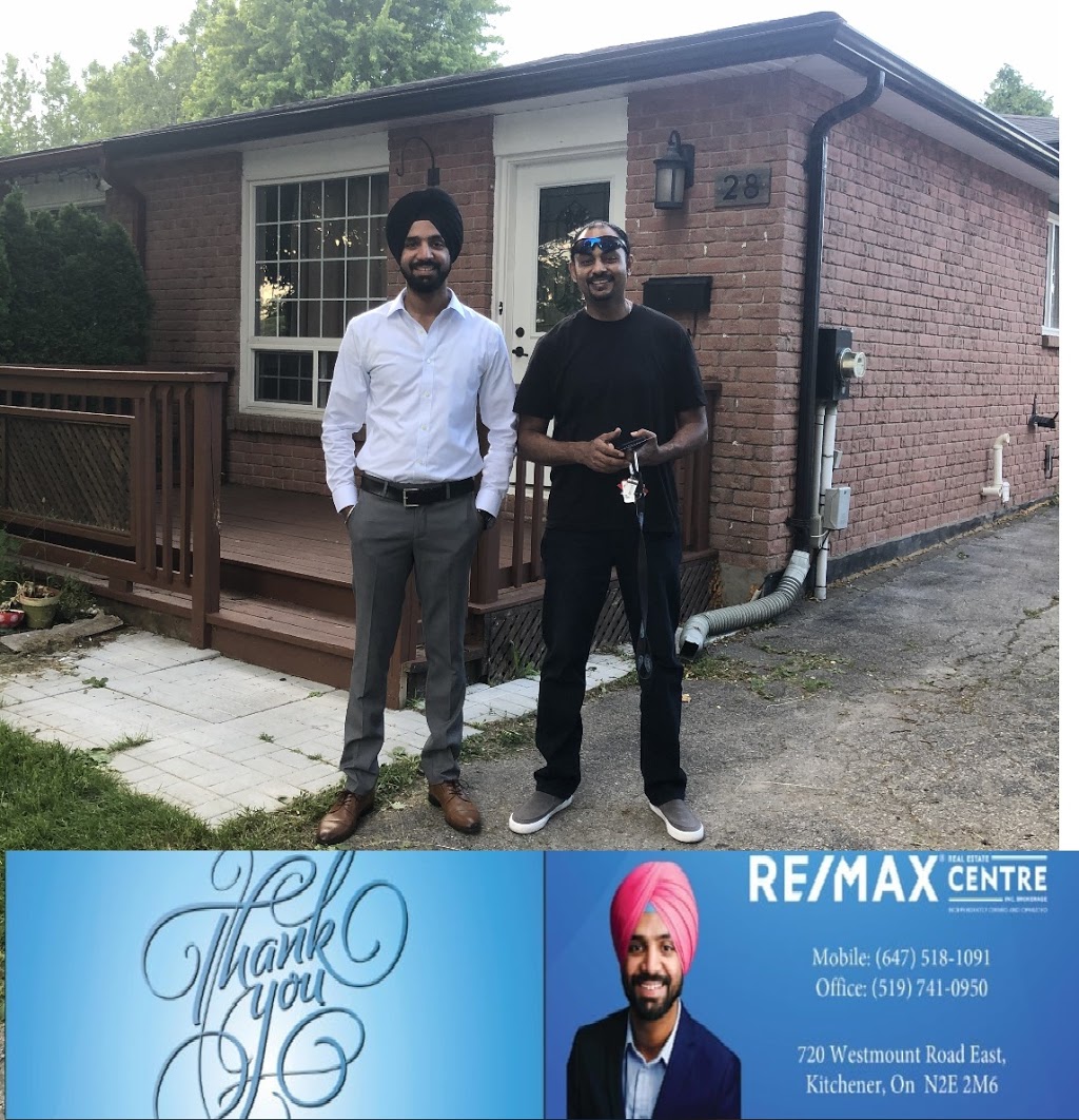 Javneet Singh - RE/MAX Real Estate Centre Inc., Brokerage | 720 Westmount Rd E, Kitchener, ON N2E 2M6, Canada | Phone: (647) 518-1091