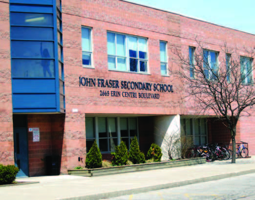 John Fraser Secondary School | 2665 Erin Centre Blvd, Mississauga, ON L5M 5H6, Canada | Phone: (905) 858-5910