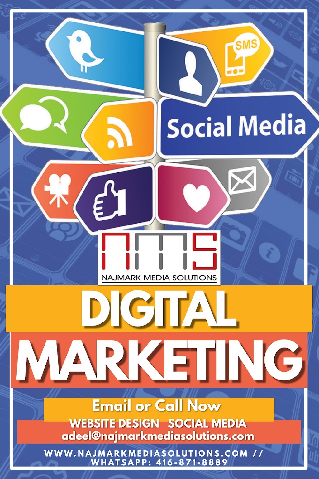 Najmark Media Solutions Inc. | 1338 Galesway Blvd, Mississauga, ON L5V 3B5, Canada | Phone: (416) 871-8889